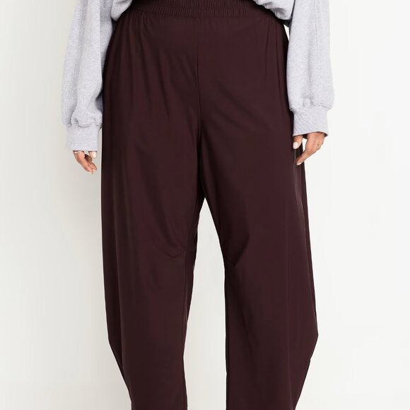 High-Waisted SleekTech Barrel Ankle Pants - Picture 1 of 3